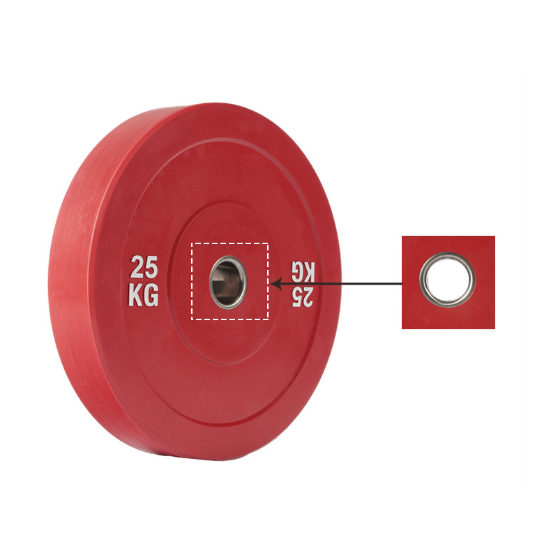 Mga kulay na plato ng barbell Mga kulay na plato ng barbell